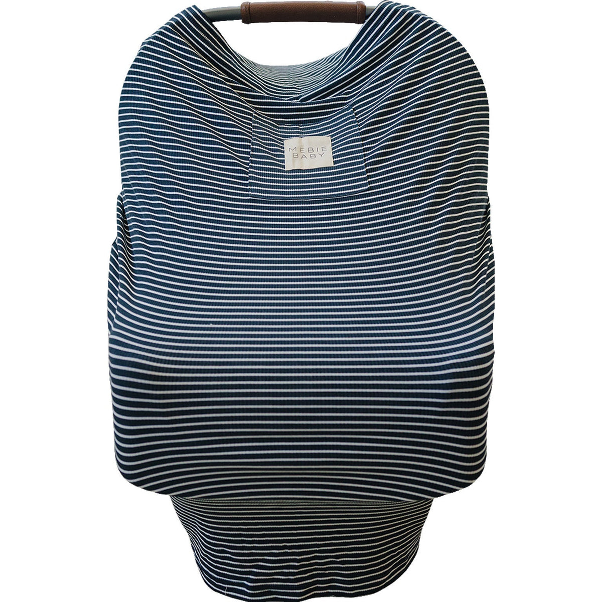Navy Stripes Ribbed Bamboo Multi-Use Cover
