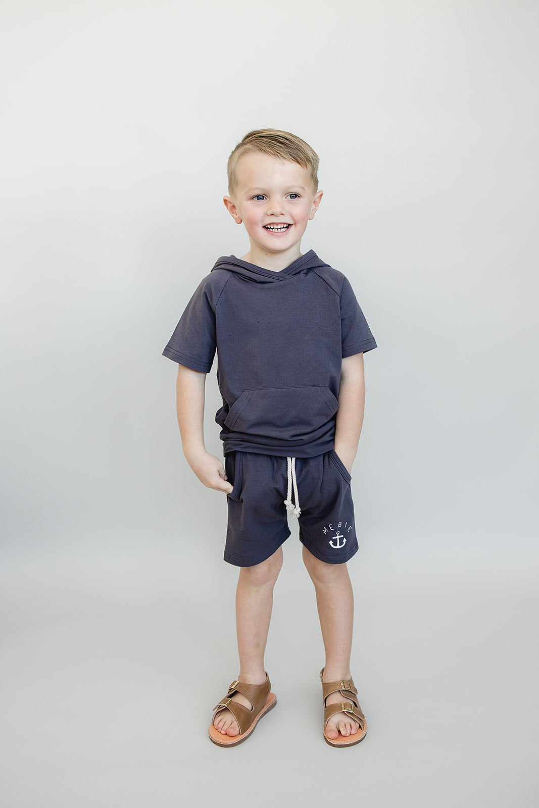 Slate Anchor Pocket Shorts