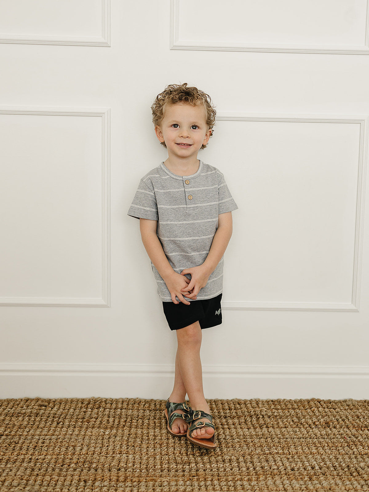 Black Pocket Cotton Shorts